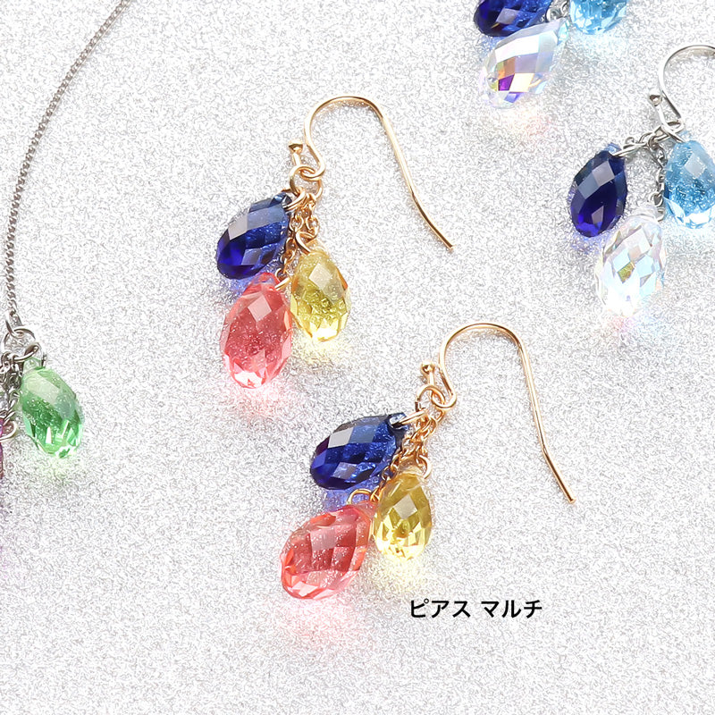 レシピNo.KR1194 貴和クリスタルのシャララアクセサリー2種(KR0995)