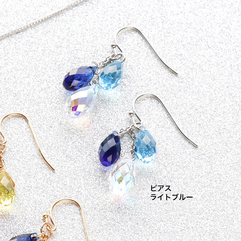 レシピNo.KR1194 貴和クリスタルのシャララアクセサリー2種(KR0995)