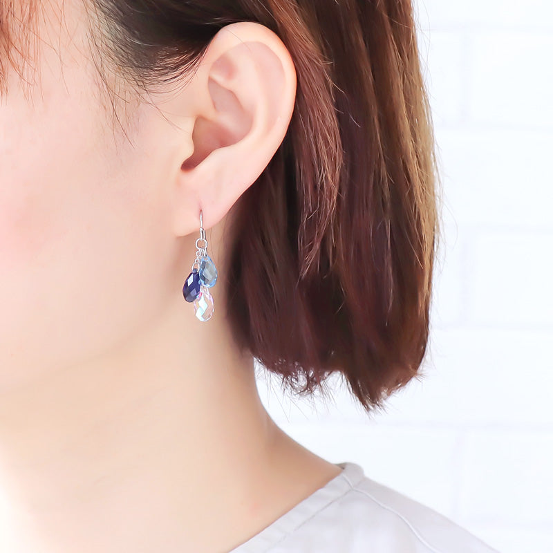 レシピNo.KR1194 貴和クリスタルのシャララアクセサリー2種(KR0995)