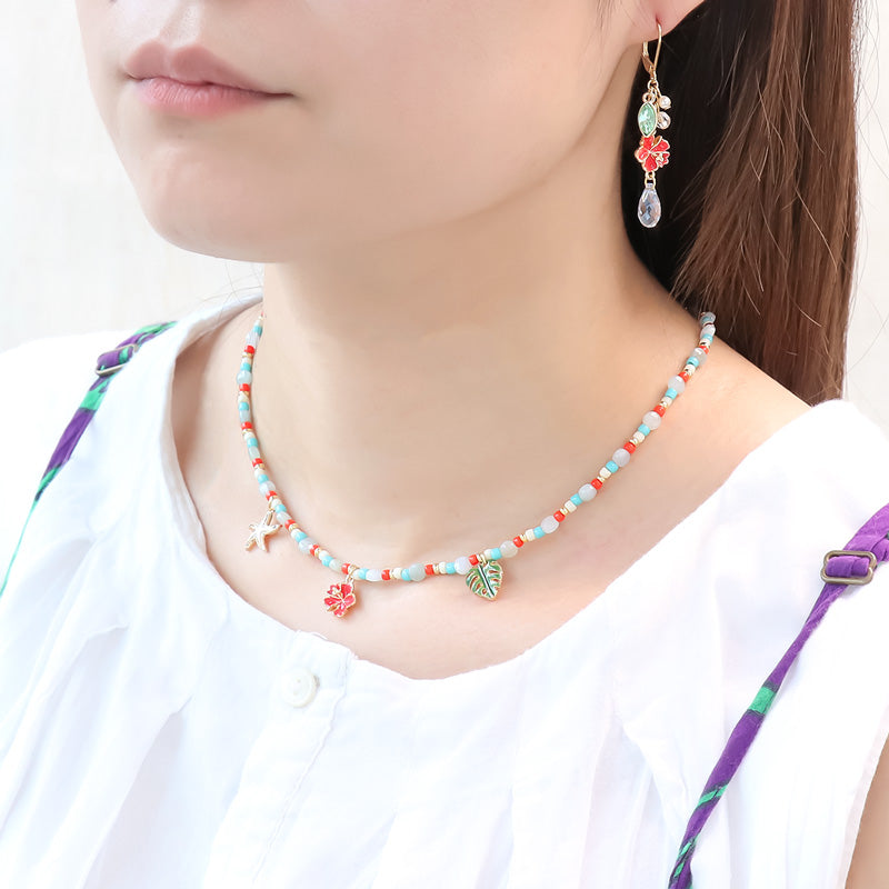 レシピNo.KR1210 マリンモチーフのカラフルアクセサリー3種