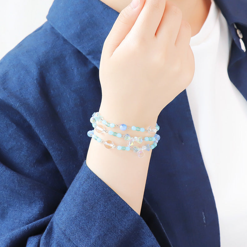 Recipe No. KR1226 - 2 types of 2-way accessories from Czech beads