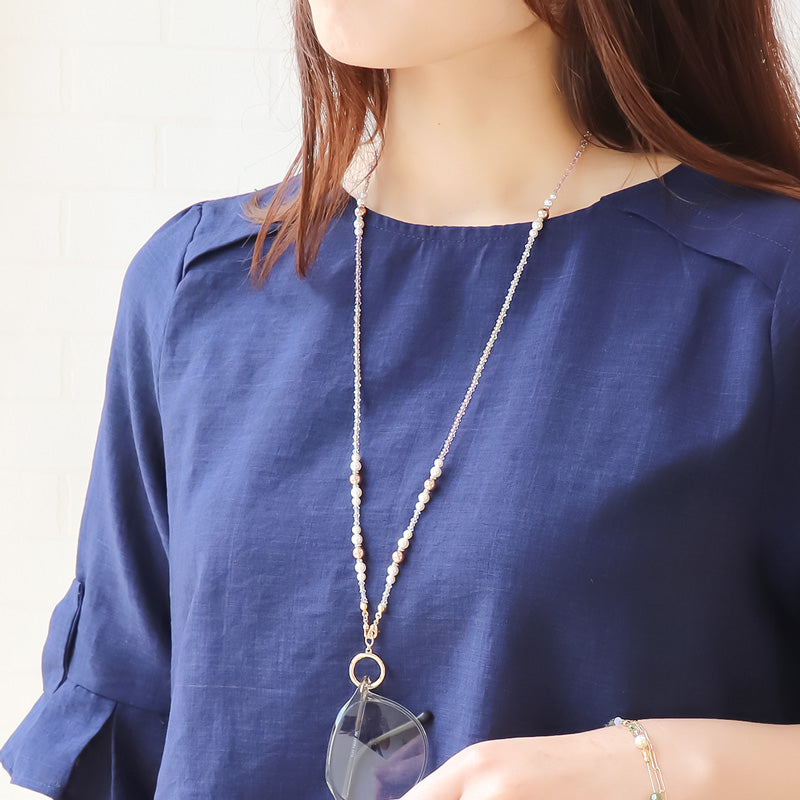 Recipe No. KR1241Kiwa crystalsSheer color 2-way glass cord