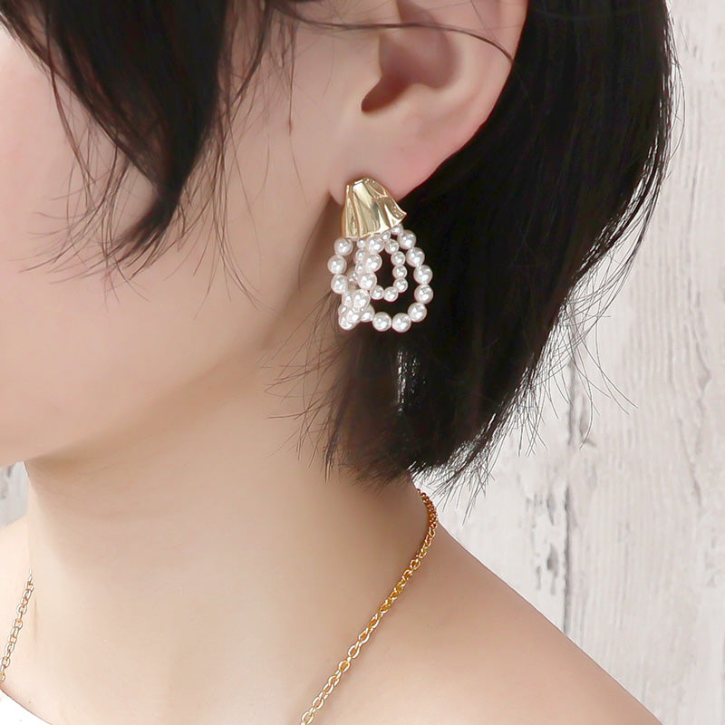 Recipe No.KR1365 Modern style neck and earrings for urban dance