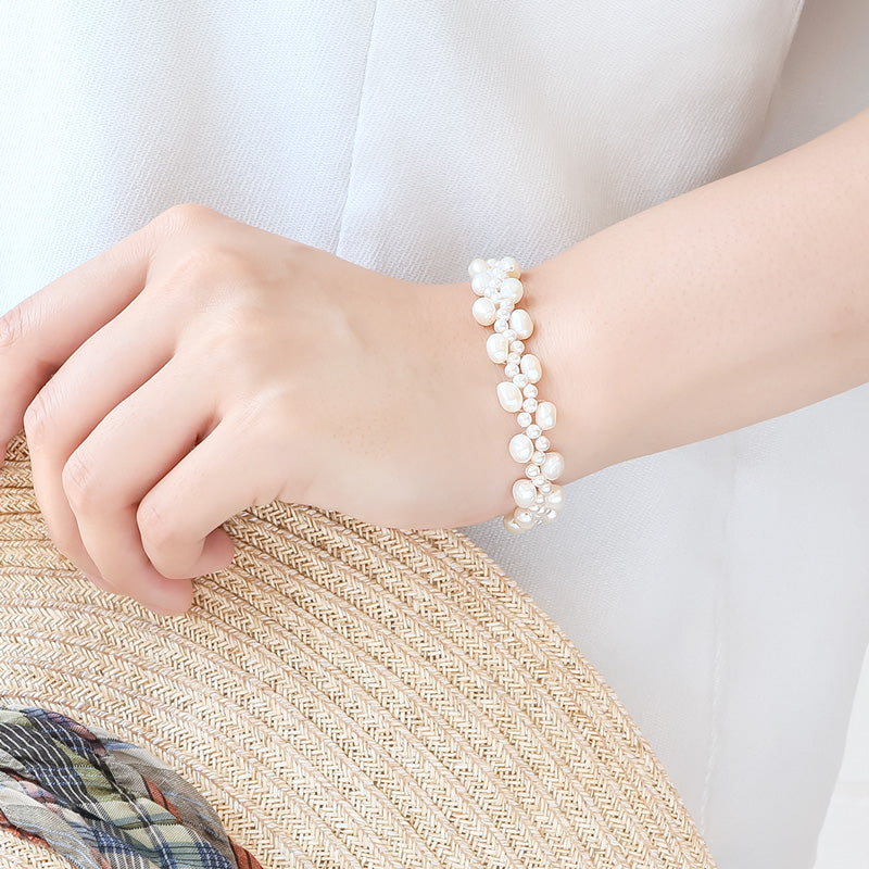 Freshwater Pearl Baroque White