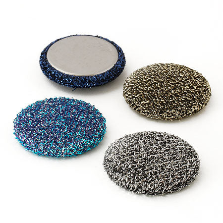 くるみパーツ ラウンド ラメ ブラック【アウトレット】