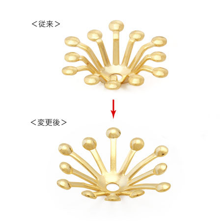 Metal Flower No. 13 Rodium-Color