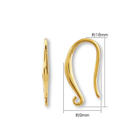 Earring hook No.L6 gold