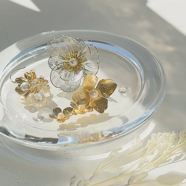 Metal Flower No.31 Gold