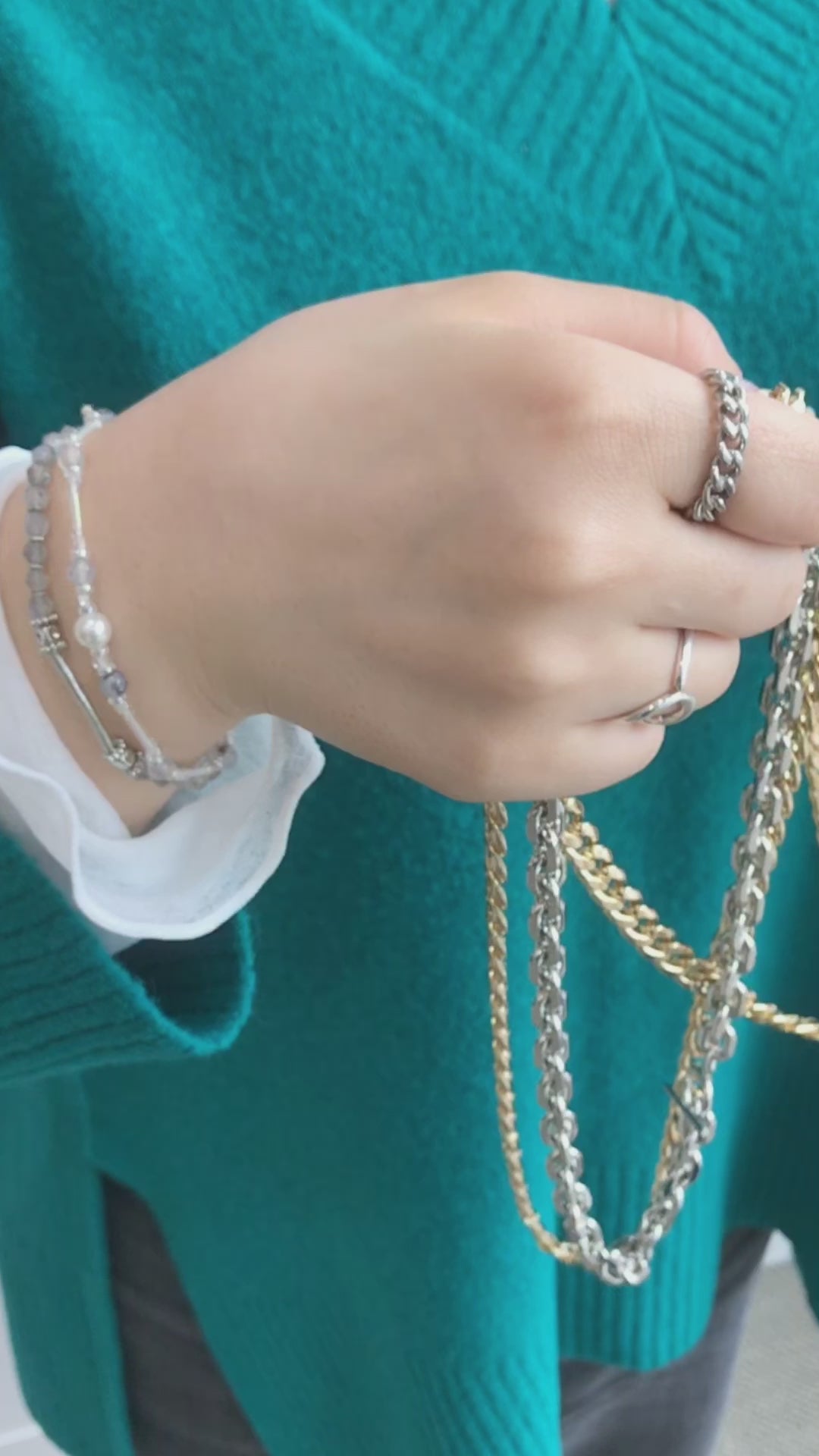 アルミチェーン AL823AFR ゴールド