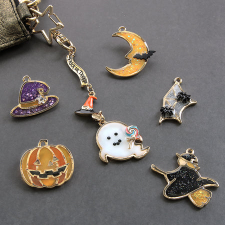 レジンフレーム ハロウィン 魔女 ゴールド