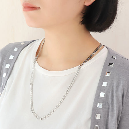 Chain K-383 Rhodium color