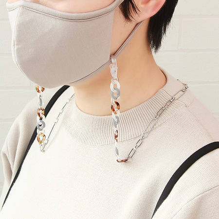 Acrylic chain parts Kihei 2 navy marble