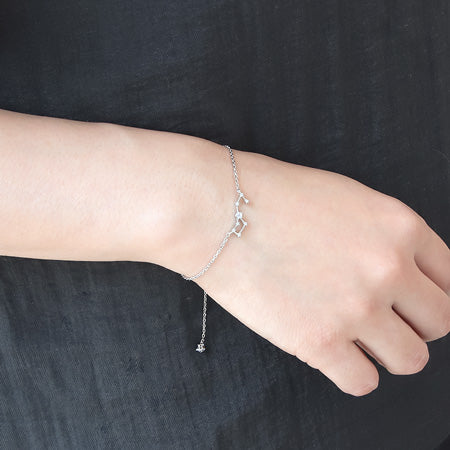 チャーム 星座2 てんびん座 2カン キュービックジルコニア/RC