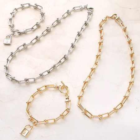 Charm Padlock No.3 Gold