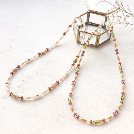 アクリル ドイツ製 プチフラワー エッグシェル/マロン【アウトレット】