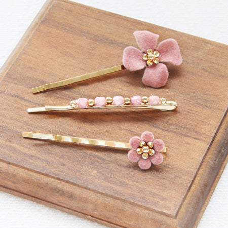 フロッキーパーツ 4弁花 オリーブ【アウトレット】