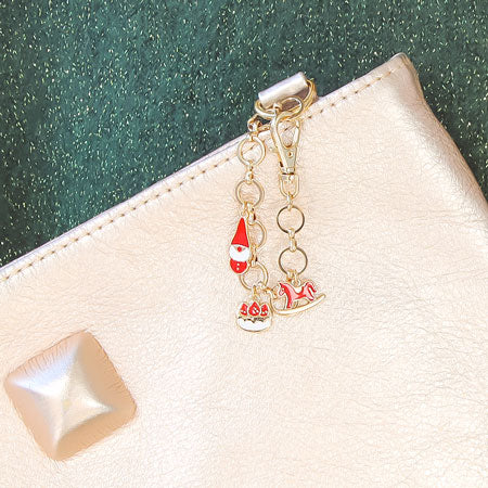 Charm Santa Claus Flat Green/G