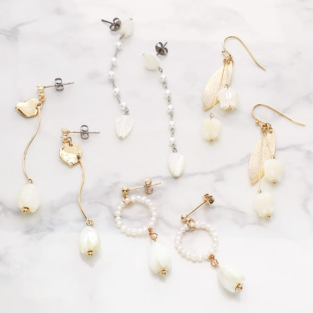 Shell parts jasmine white