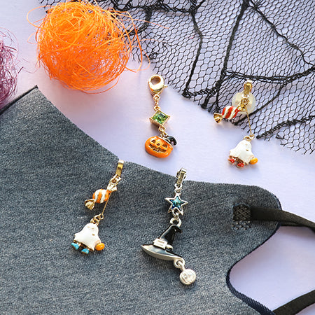 Charm Halloween Pumpkin No.2 Orange/G