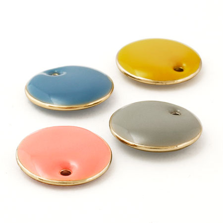 メタルラウンドプレート エポ付 ベージュ【アウトレット】