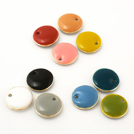 メタルラウンドプレート エポ付 ベージュ【アウトレット】