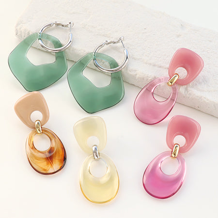 アクリル ドイツ製 リング オーバル5 クリスタル