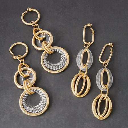 Canky Foop Earring Round Gold