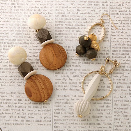 ウッドパーツ ナツメ6面 タイガーカマゴンウッド【アウトレット】