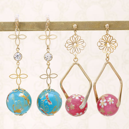 Transcription beads, cherry blossoms.