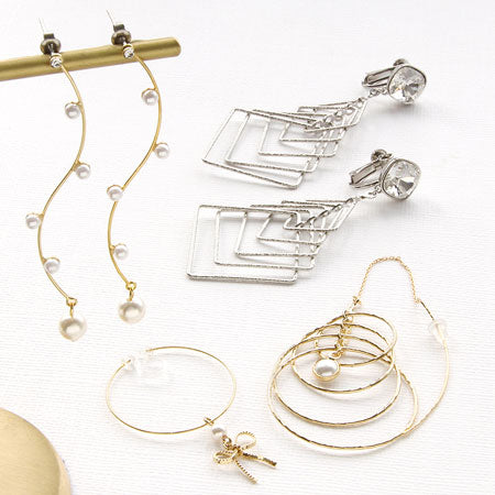 メタルスティック ウェーブ パール付 2カン ホワイト/G