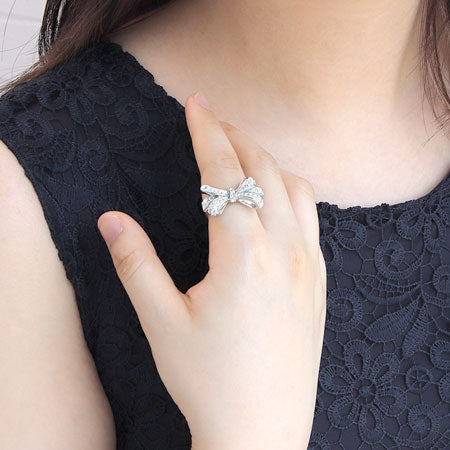 Clay base ring base ribbon 1 gold (with coating)