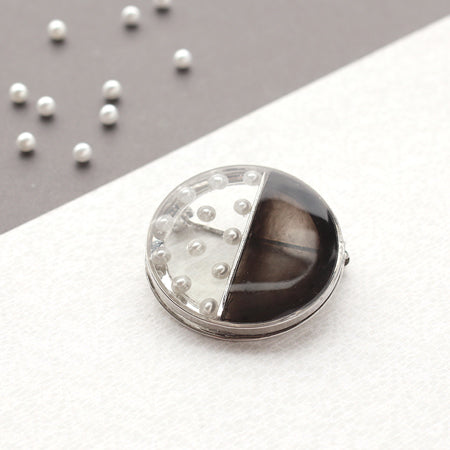 レジンフレーム ラウンド ウォール ロジウムカラー