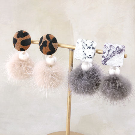 ミンクボール カン付(口閉じ) オリーブグリーン【アウトレット】