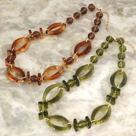 Acrylic German-made ring diamond light olive
