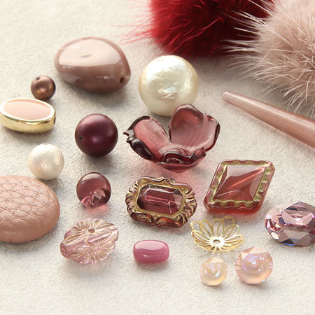 アクリル ドイツ製 花19 クリアプラム