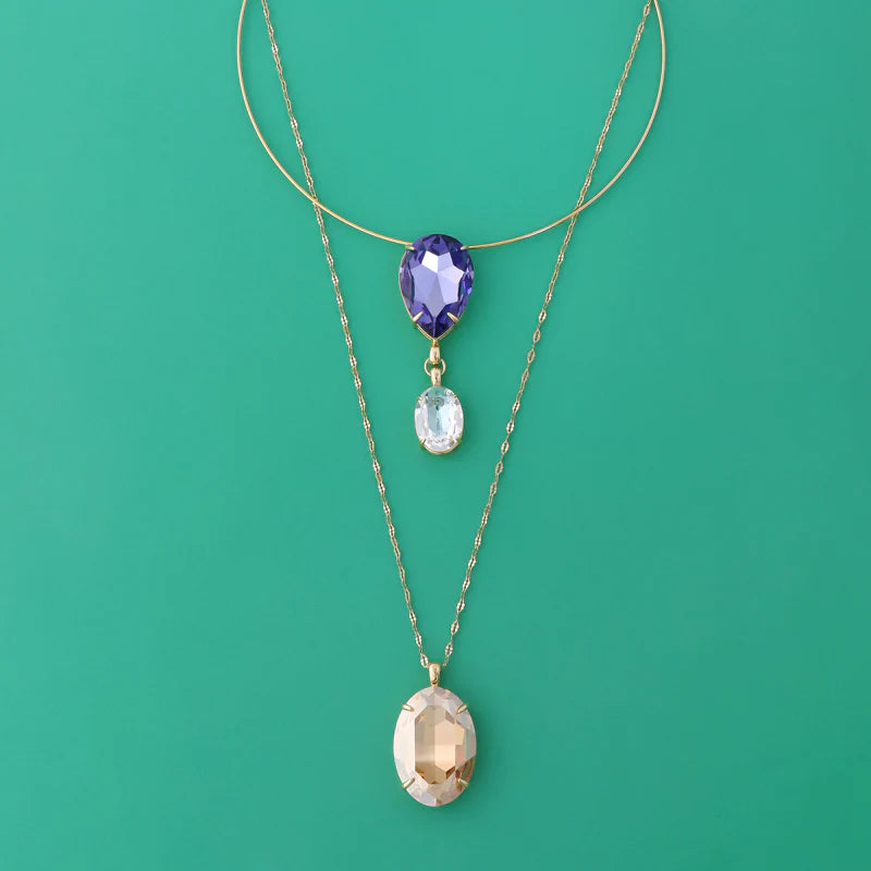 Chain Necklace 235CRV Gold