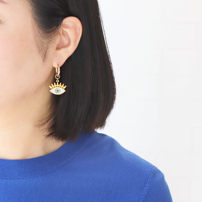 ギリシャチャーム アイラッシュマティ ターコイズ/G