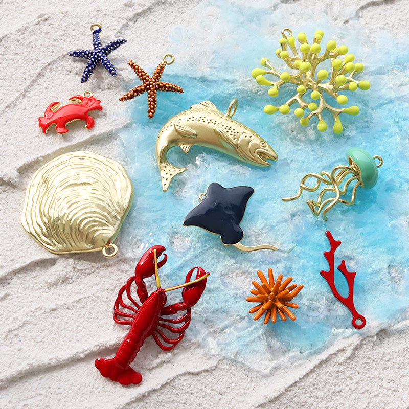 スペインチャーム シェル No.3 マットゴールド