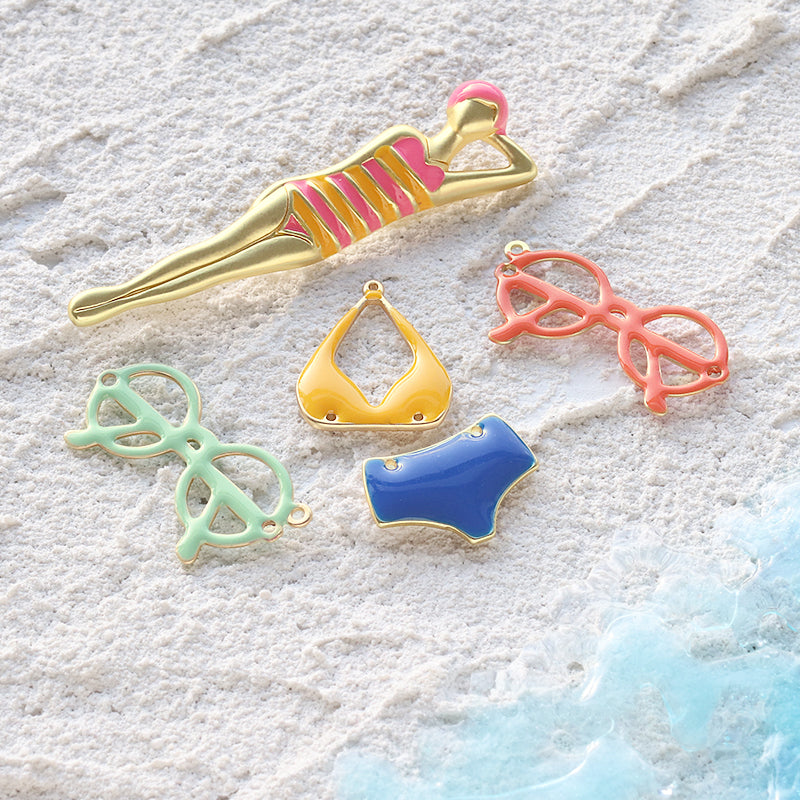 Spanish parts bikini bottom 2 holes blue/MG