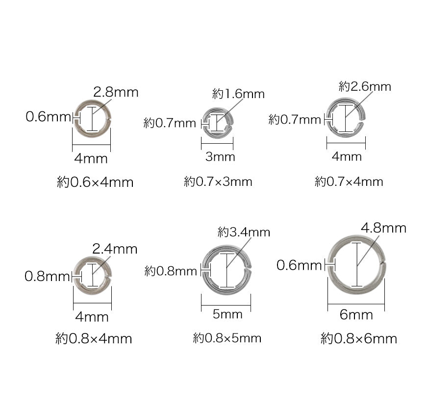 Stainless steel jump ring fabric (SUS316L)