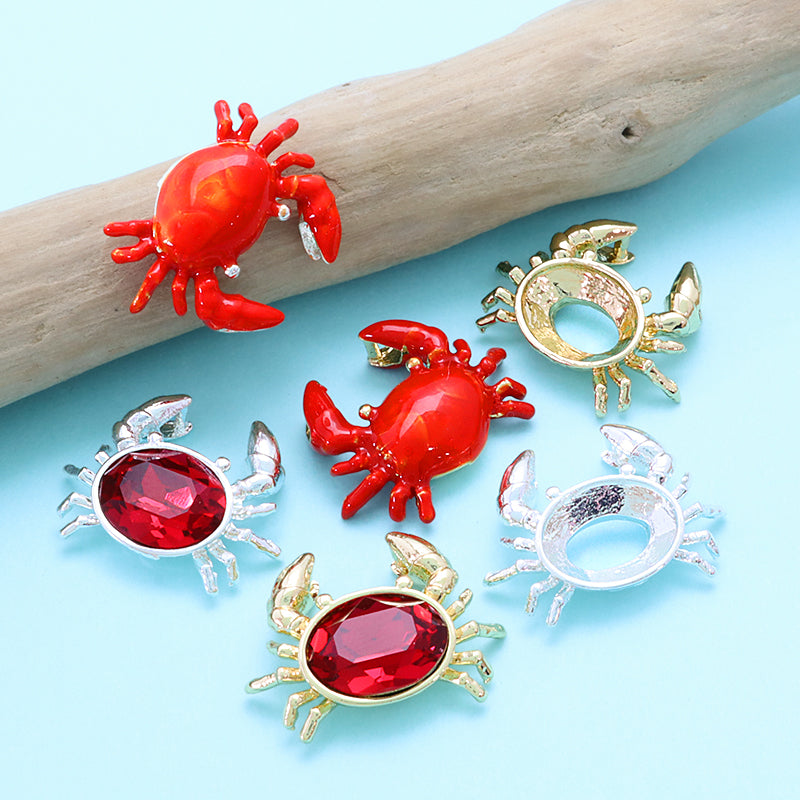 Charm Crab Red/G