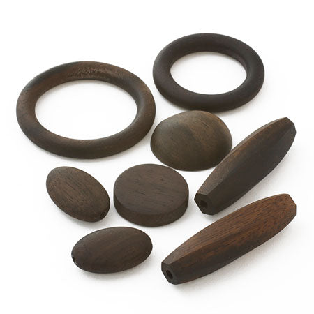 ウッドパーツ ナツメ6面 タイガーカマゴンウッド【アウトレット】