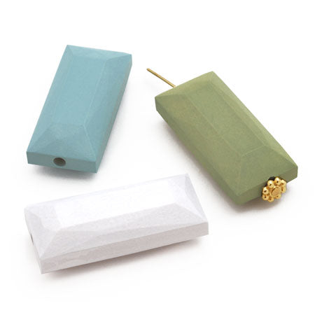 Claymore blue wood parts rectangular