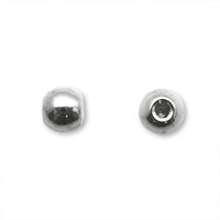 Coil ring ball catch rhodium color