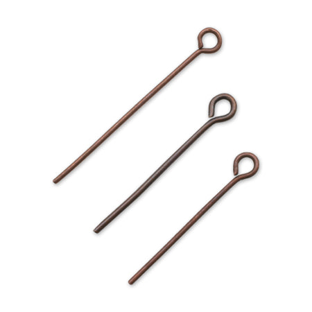 9 pin copper antique