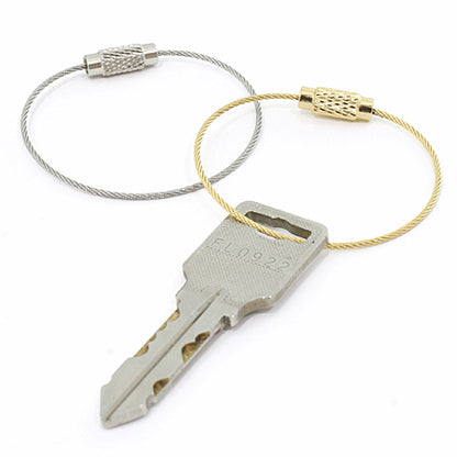 Key chain wire gold