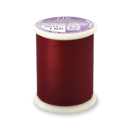 Beaded crochet thread K4966/155 (reddish color)