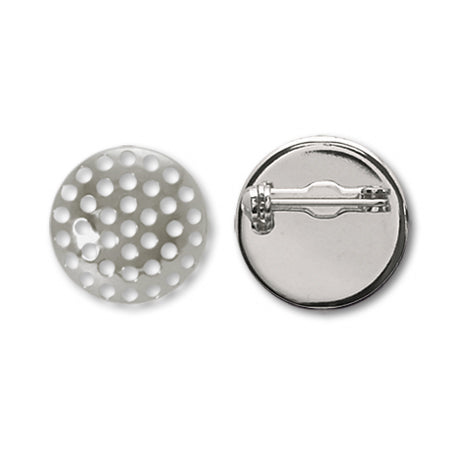 Shower brooch nickel