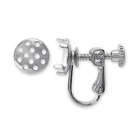 Earring shower / rhodium color