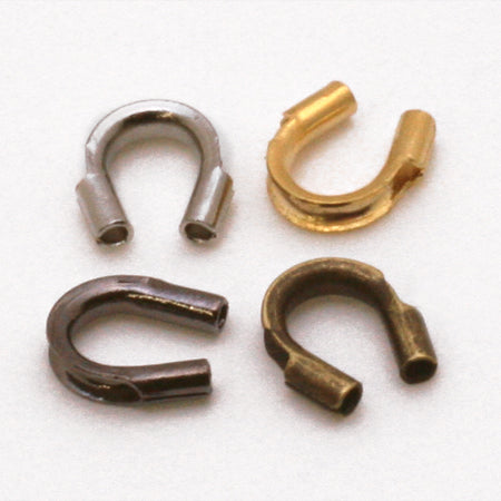 U-shaped metal fittings gold